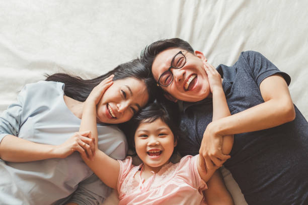 Smiling Filipino Family